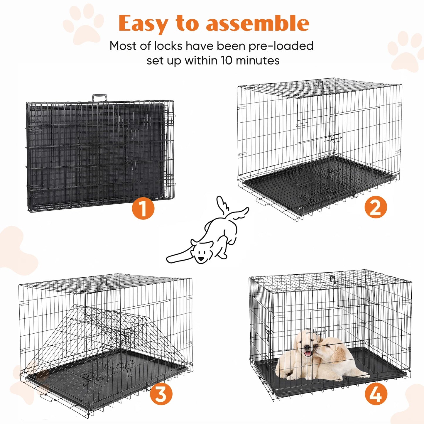 Extra Large Pet Kennel for Indoor Outdoor Travel