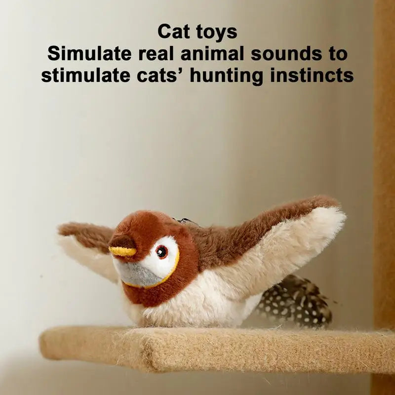Flying Bird Cat Toy