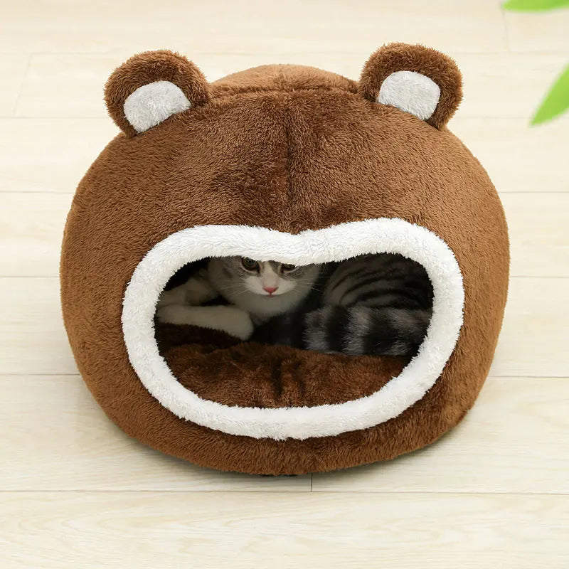 Funny Cat Bed Warm Pet House