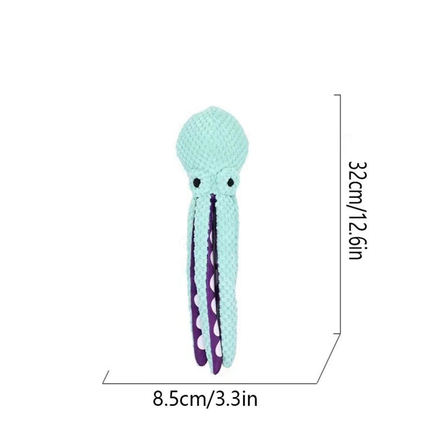 Dog pet octopus toy
