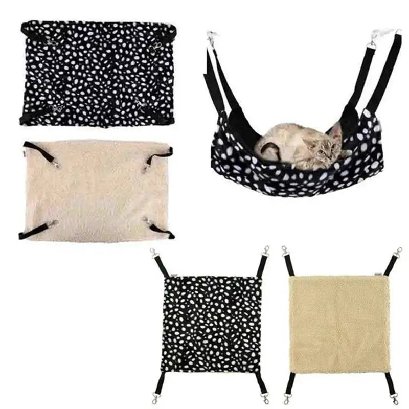 Double-Sided Hanging Bed Pet Swing