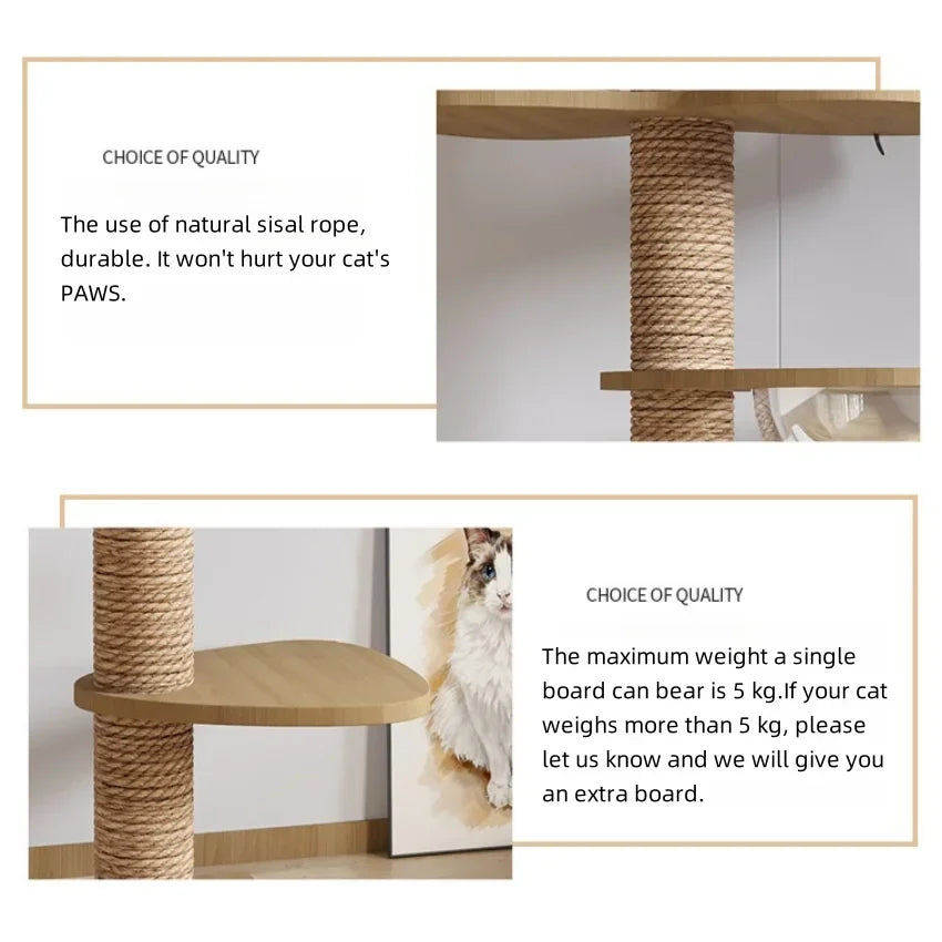 Cat Tower Floor to Ceiling
