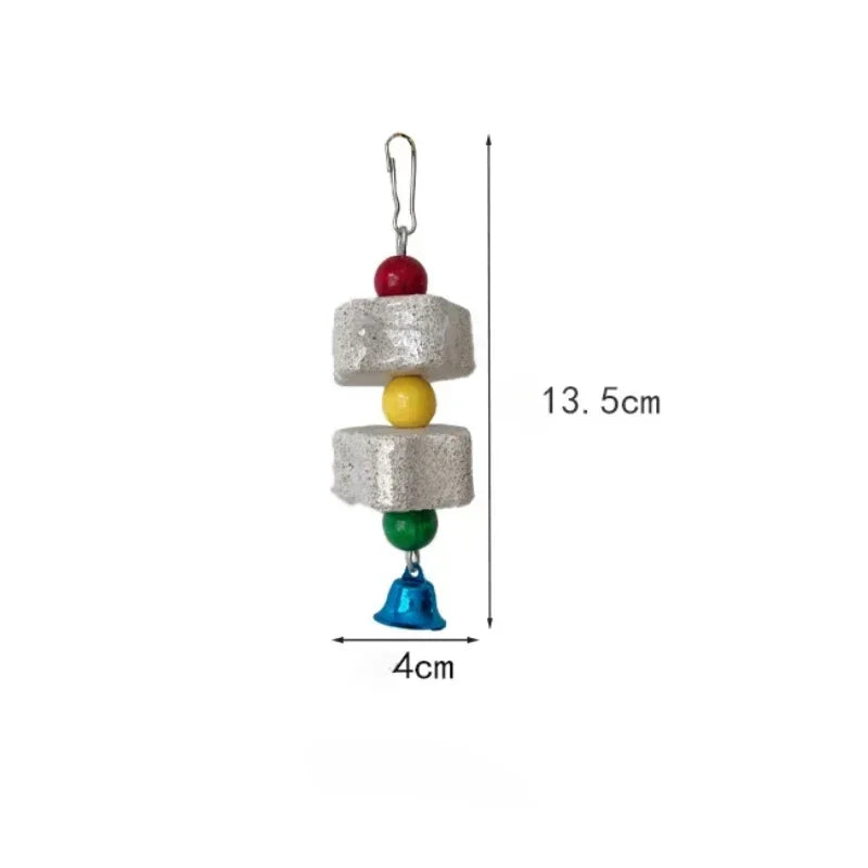 Flower-Shaped Bird Molar Toy