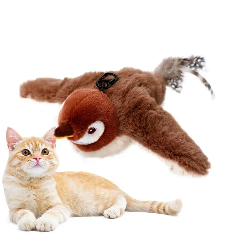 Flying Bird Cat Toy