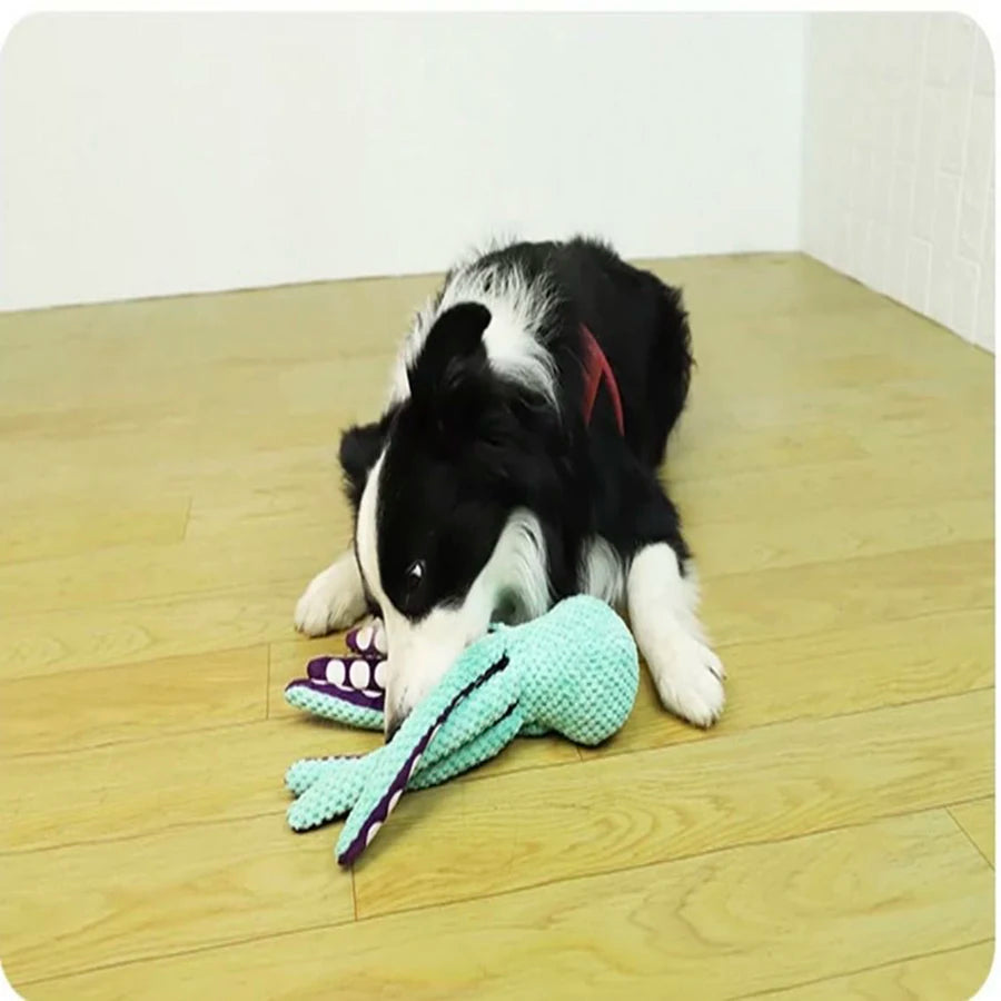Dog pet octopus toy
