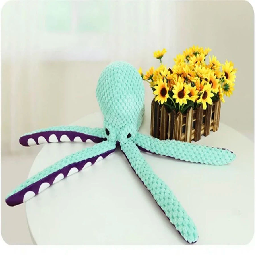 Dog pet octopus toy