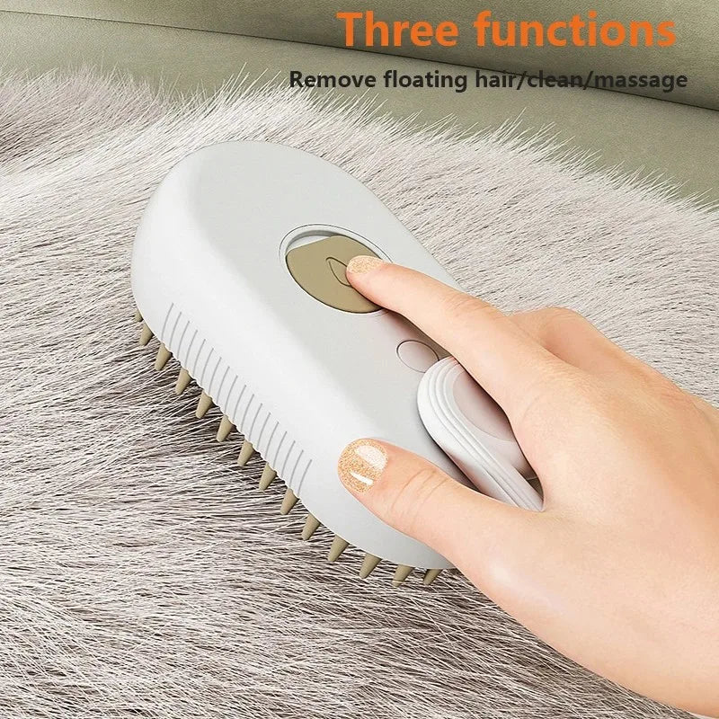 3 In1 Dog Cat Steamy Brush