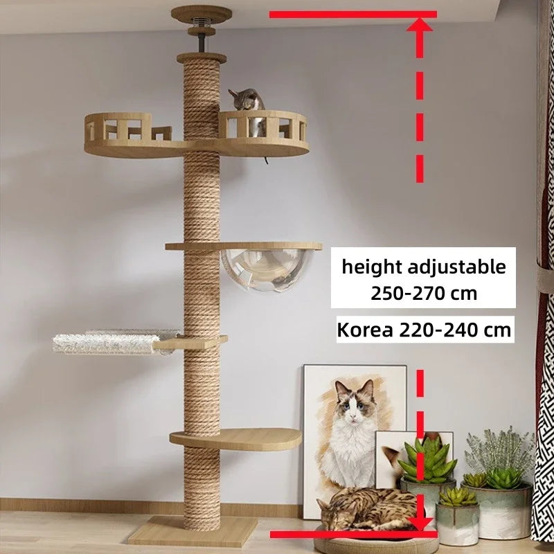 Cat Tower Floor to Ceiling
