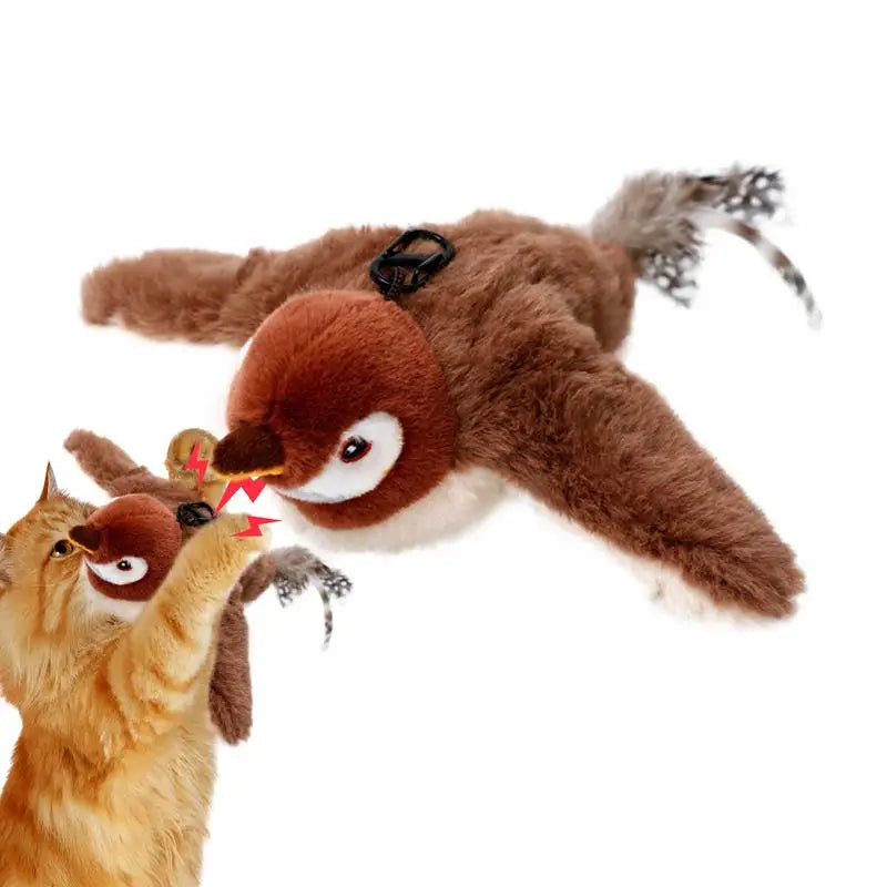 Flying Bird Cat Toy