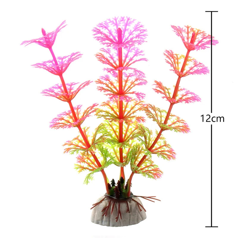 Artificial Underwater Plastic Plants Aquarium fish Tank Aquatic