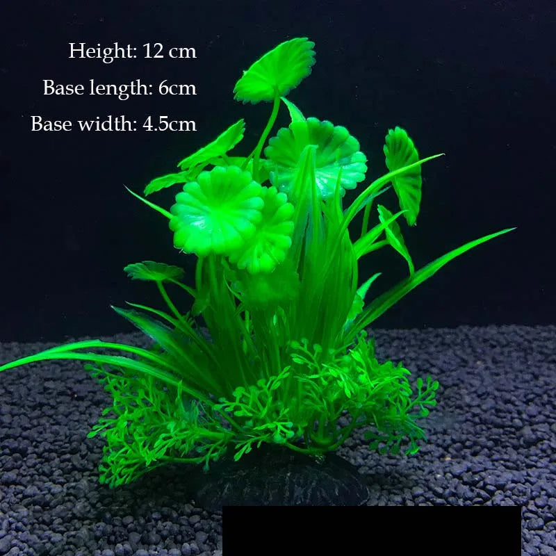 Artificial Underwater Plastic Plants Aquarium fish Tank Aquatic