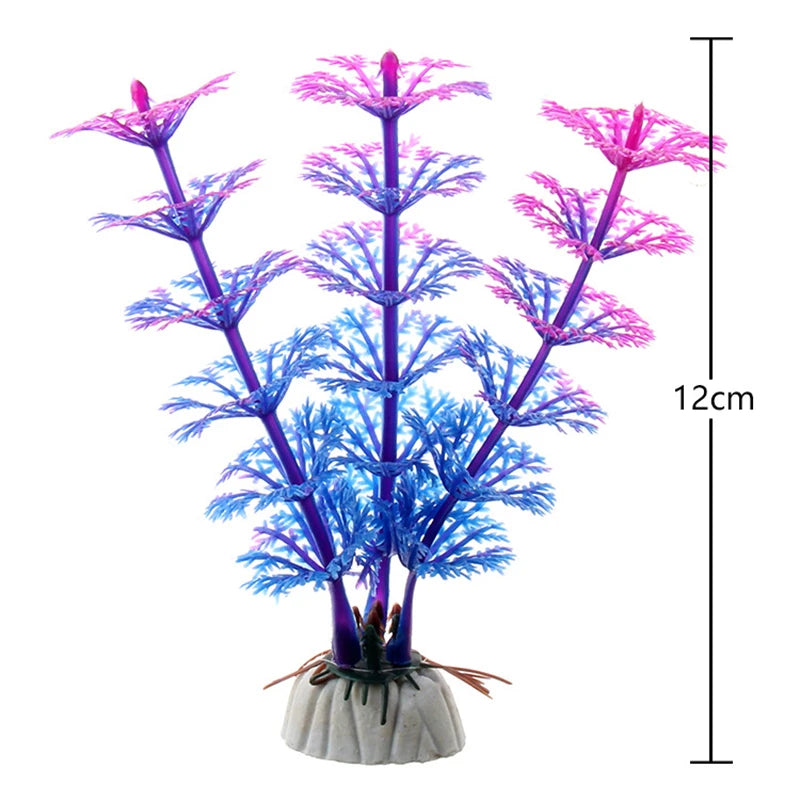 Artificial Underwater Plastic Plants Aquarium fish Tank Aquatic