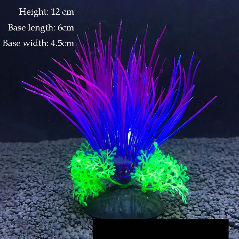Artificial Underwater Plastic Plants Aquarium fish Tank Aquatic