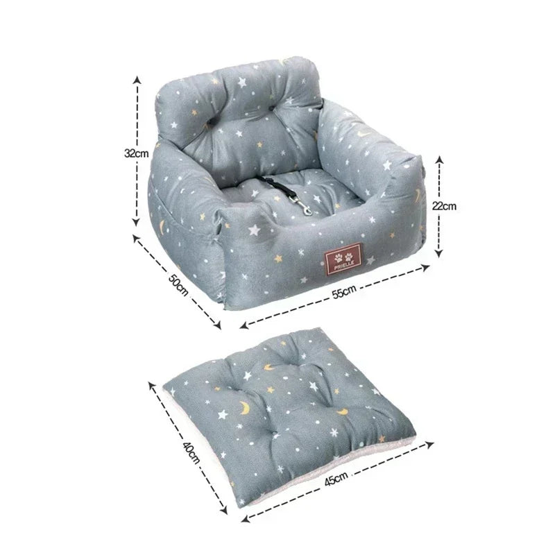 Pet Car Safety Seat Bed