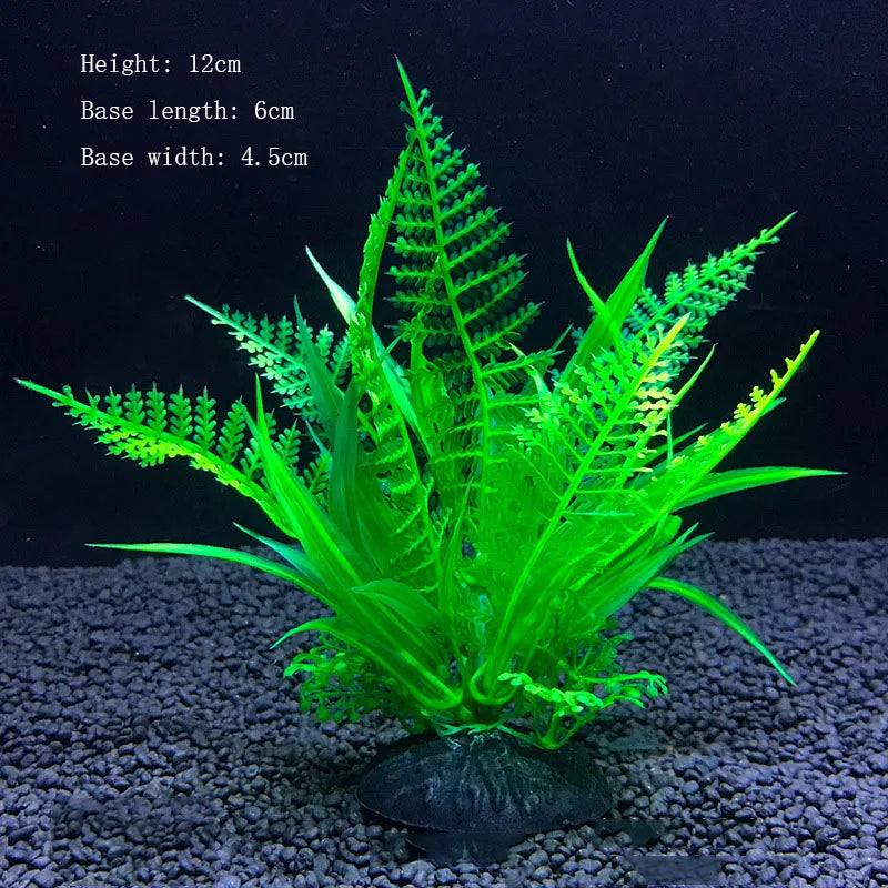 Artificial Underwater Plastic Plants Aquarium fish Tank Aquatic