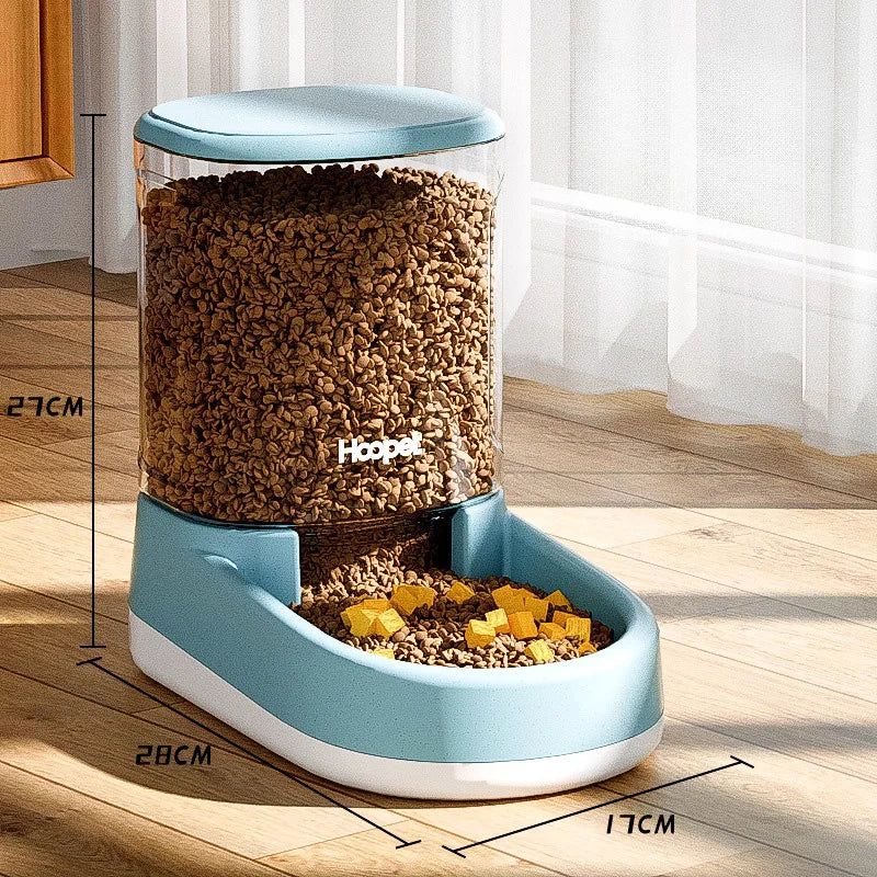 Automatic Wet Dry Dog Cat Feeder Drinking Bowl