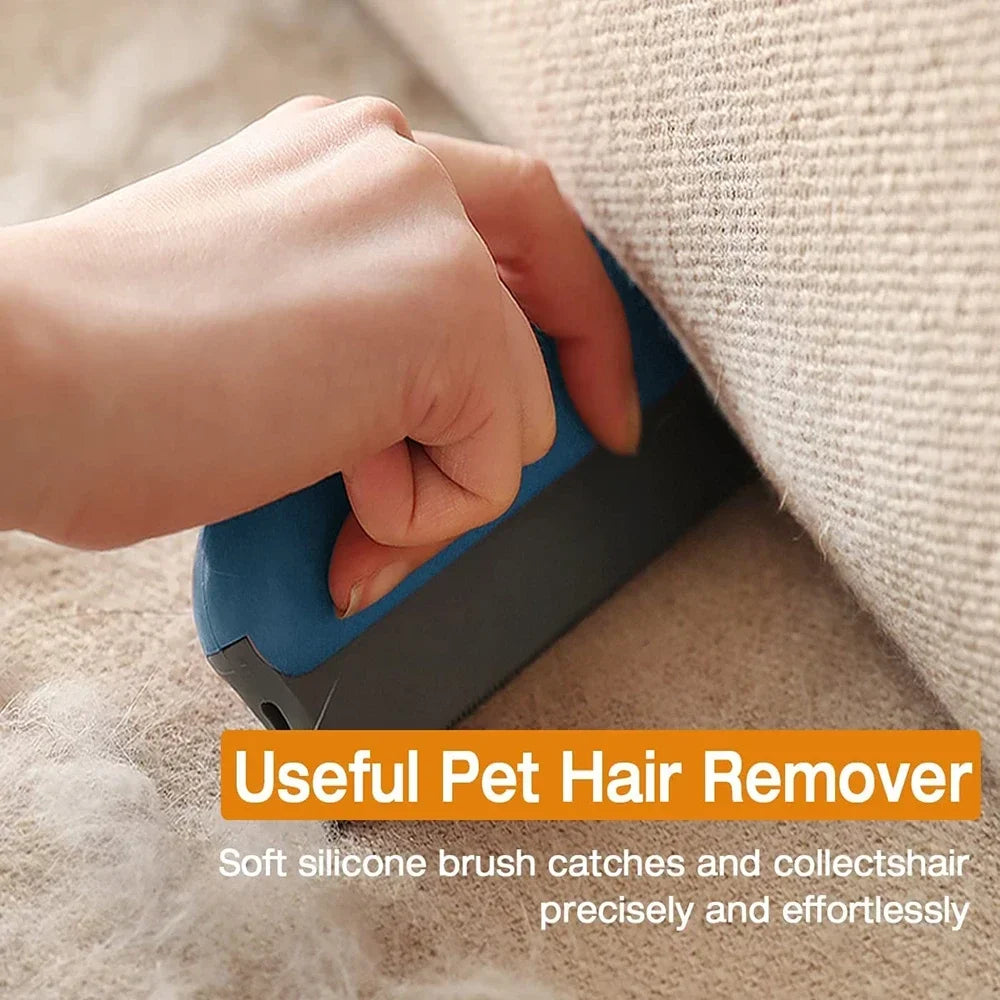 Portable Silicone Pet Brush - Double - sided.
