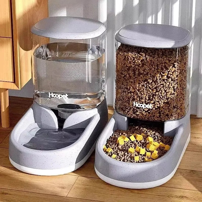 Automatic Wet Dry Dog Cat Feeder Drinking Bowl