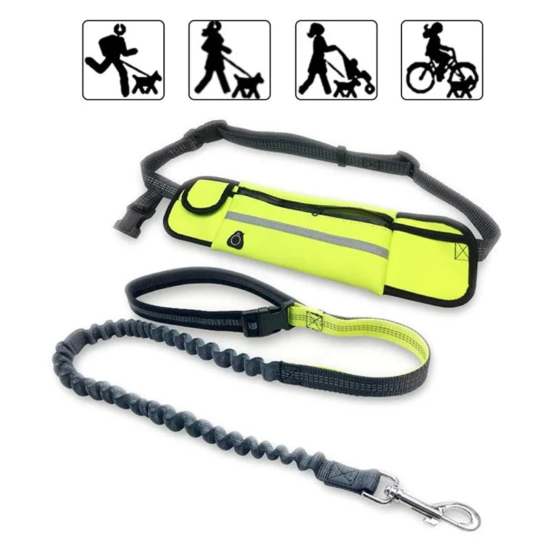Dog Leash Running Multi-functional Belt Bag