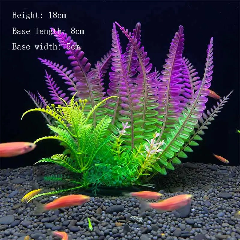 Artificial Underwater Plastic Plants Aquarium fish Tank Aquatic