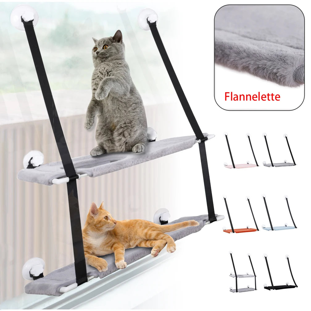 Hanging Double-layer Velvet Cat Suspension Bed