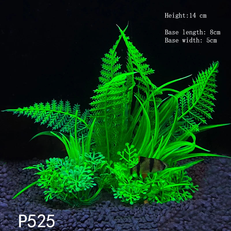 Artificial Underwater Plastic Plants Aquarium fish Tank Aquatic