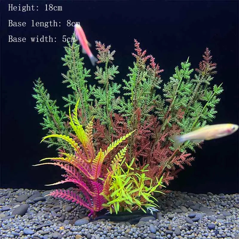 Artificial Underwater Plastic Plants Aquarium fish Tank Aquatic