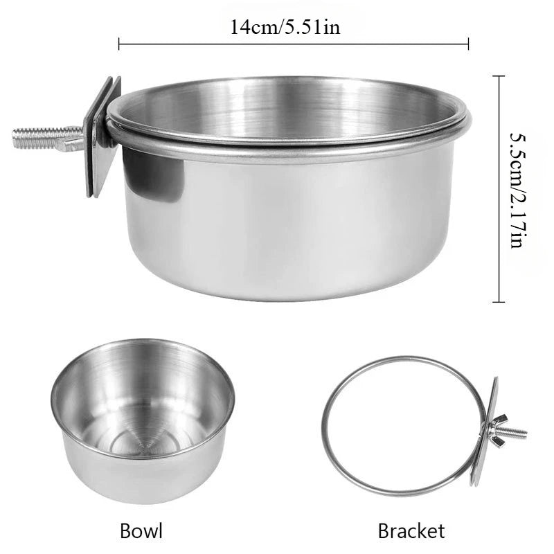 Parrot Rabbit Hamster Pet Food Dish