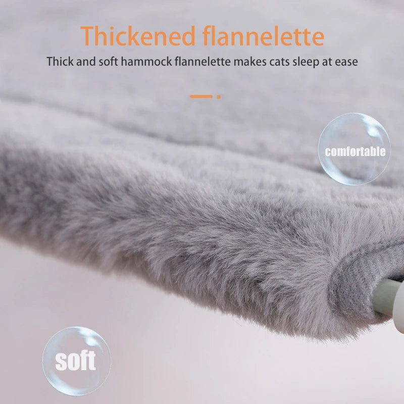 Hanging Double-layer Velvet Cat Suspension Bed