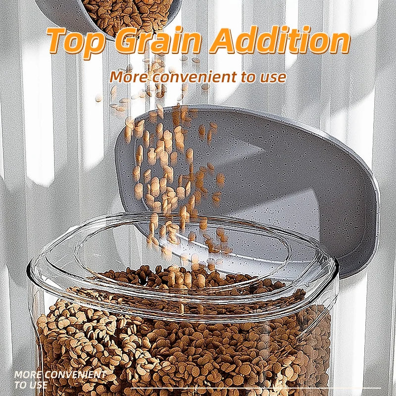 Automatic Wet Dry Dog Cat Feeder Drinking Bowl