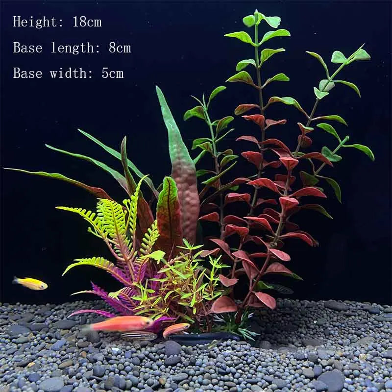 Artificial Underwater Plastic Plants Aquarium fish Tank Aquatic