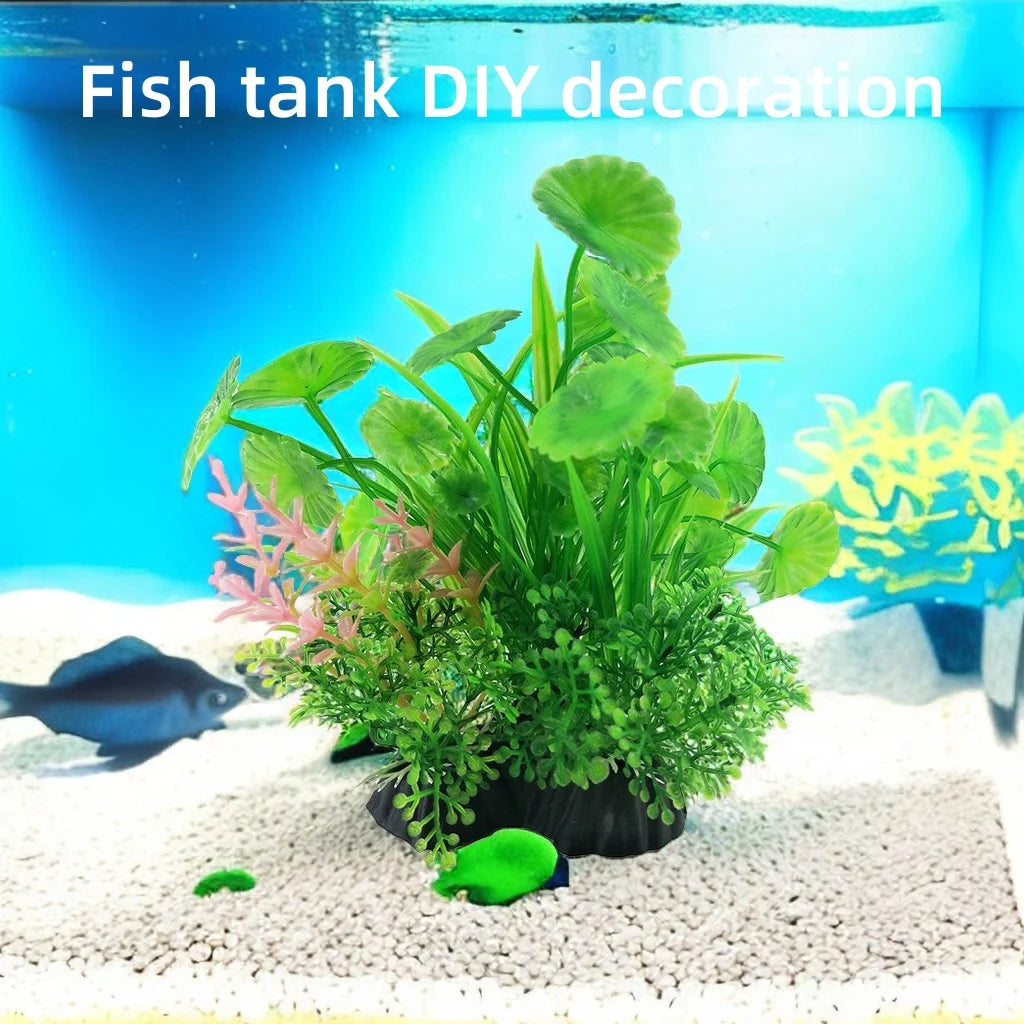14cm/5.5inch Fish Tank Simulation Plant Aquarium