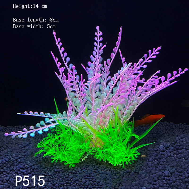 Artificial Underwater Plastic Plants Aquarium fish Tank Aquatic