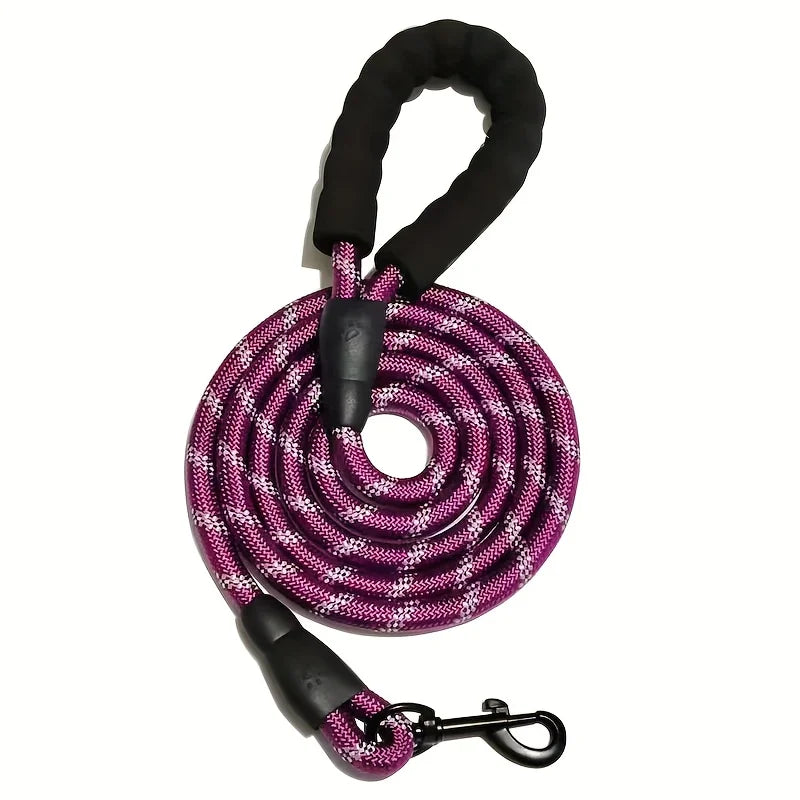 Reflective Dog Leash With Padded Handle