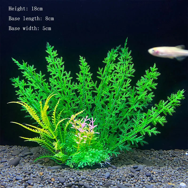 Artificial Underwater Plastic Plants Aquarium fish Tank Aquatic