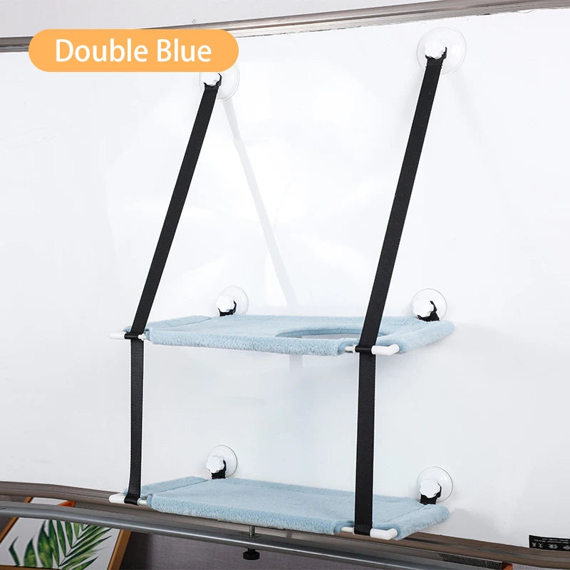 Hanging Double-layer Velvet Cat Suspension Bed