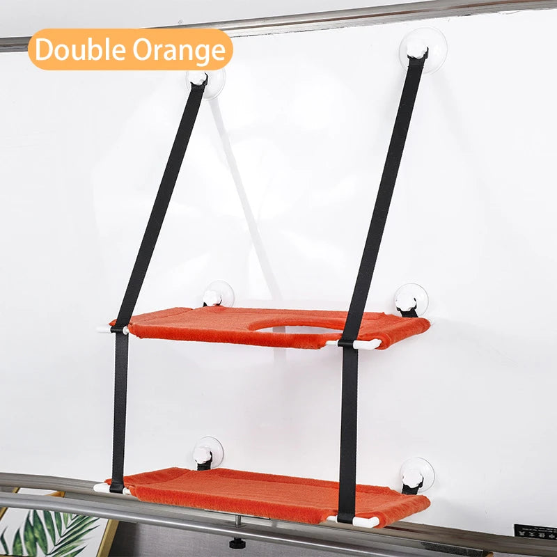 Hanging Double-layer Velvet Cat Suspension Bed