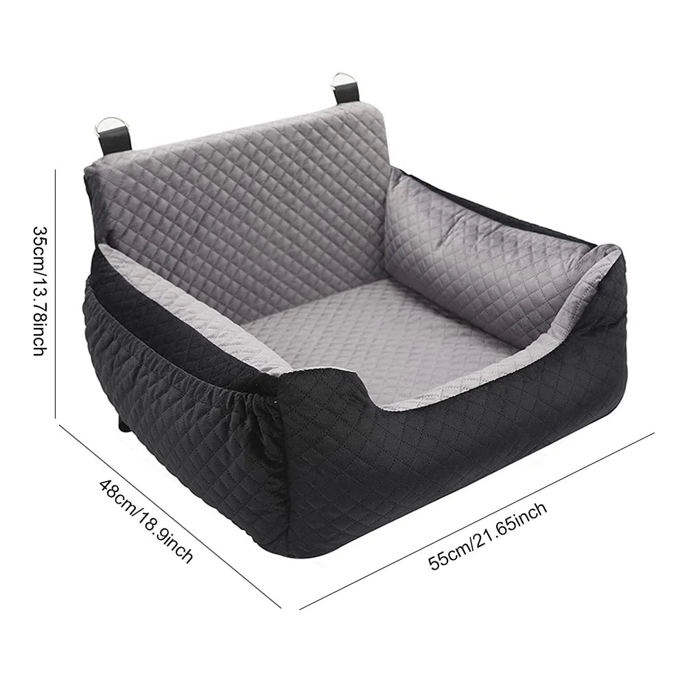 Travel Dog Car Seat Cover Non-Slip Pet Dog Carriers Bag Cat Transport Hammock Dog Seat Basket for Small Medium Dogs Detachable