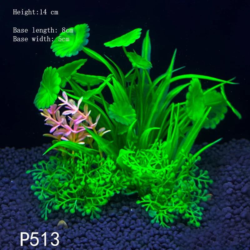 Artificial Underwater Plastic Plants Aquarium fish Tank Aquatic