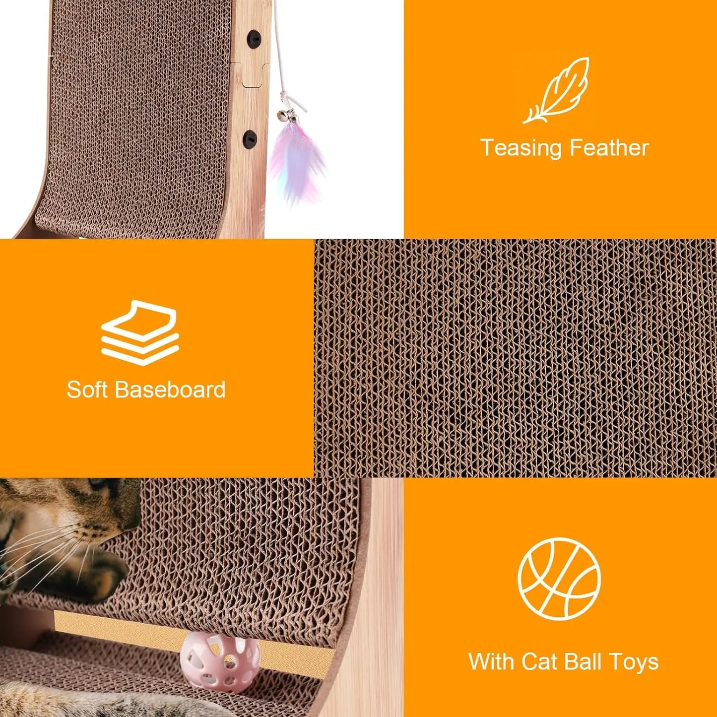 L Shape Cat Scratcher,