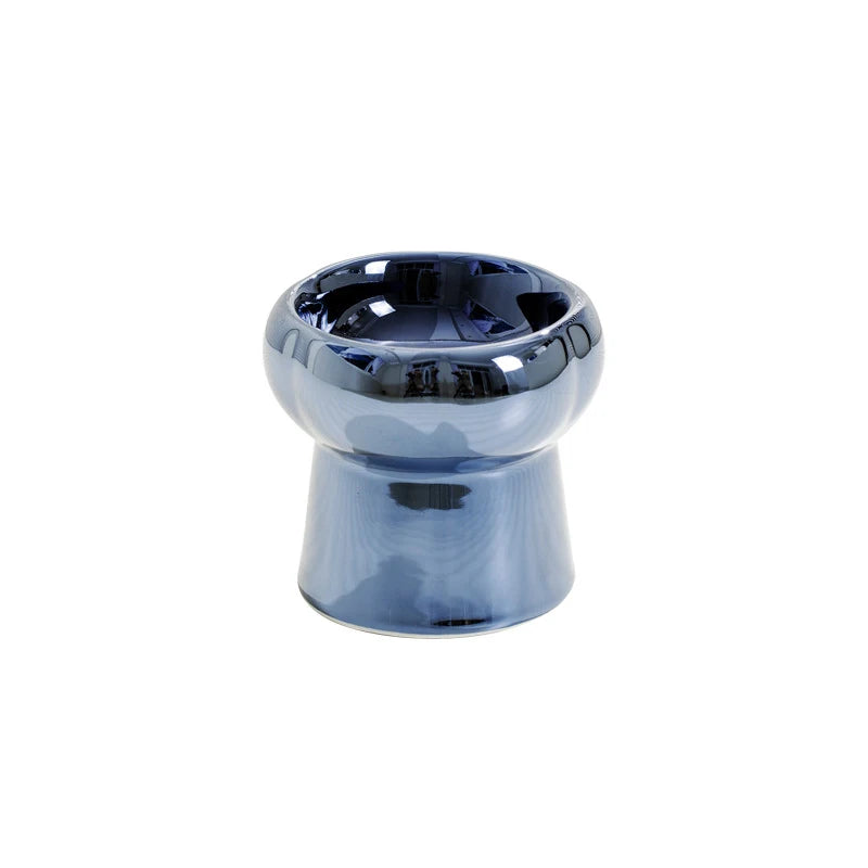 Cat Electroplating Ceramic Bowl