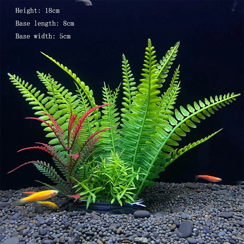 Artificial Underwater Plastic Plants Aquarium fish Tank Aquatic