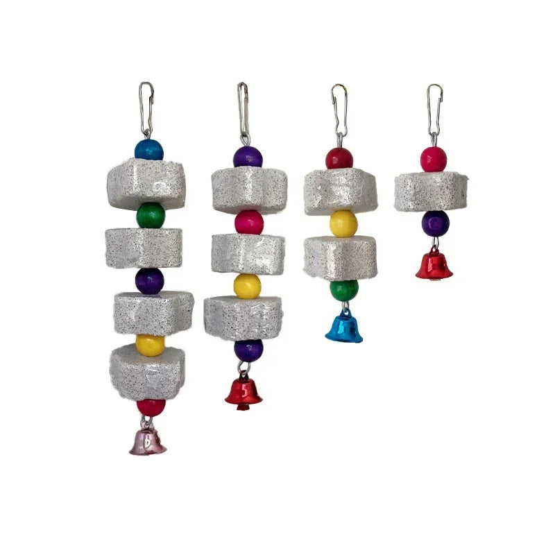 Flower-Shaped Bird Molar Toy