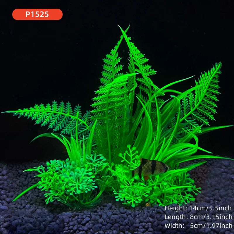 14cm/5.5inch Fish Tank Simulation Plant Aquarium