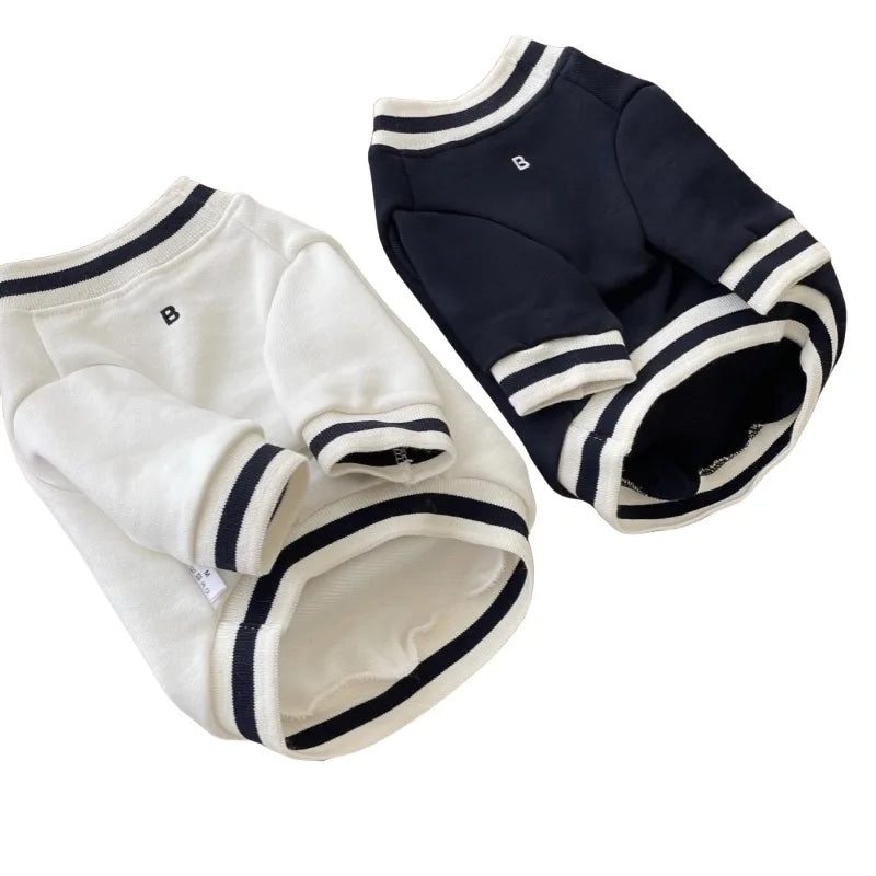 Winter Warm Pet Dog Clothes Fashion Cotton Dog Clothes Costume Small French Bulldog Print Spring Autumn Gary Boy Mascotas