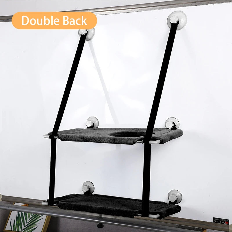 Hanging Double-layer Velvet Cat Suspension Bed