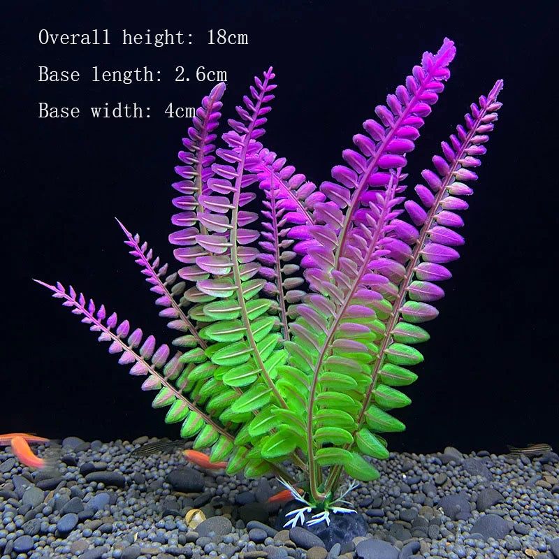 Artificial Underwater Plastic Plants Aquarium fish Tank Aquatic