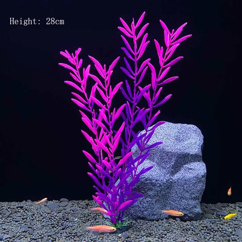 Artificial Underwater Plastic Plants Aquarium fish Tank Aquatic
