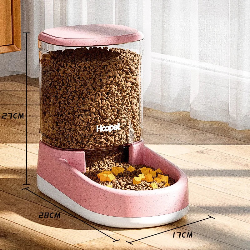 Automatic Wet Dry Dog Cat Feeder Drinking Bowl