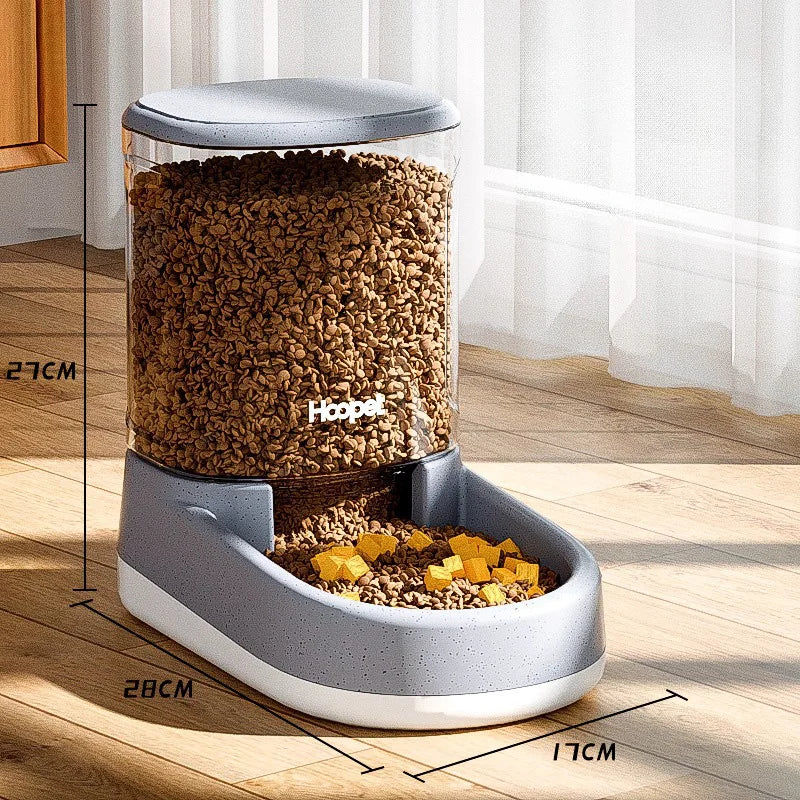 Automatic Wet Dry Dog Cat Feeder Drinking Bowl